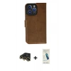 MARSİLYAN™- iPhone 13 Pro Max Kılıf Siluet Işık Serisi - Şeffaf Pasifik Cam Ekran Koruyucu + Gold Raze Metal Kamera Lens