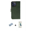 MARSİLYAN™- iPhone 13 Pro Max Kılıf Siluet Işık Serisi - Şeffaf Pasifik Cam Ekran Koruyucu + Shine Kamera Lens Koruma Cam - MI