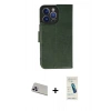 MARSİLYAN™- iPhone 13 Pro Max Kılıf Siluet Işık Serisi - Şeffaf Pasifik Cam Ekran Koruyucu + Mor Rainbow Kamera Lens Koruma Cam