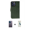 MARSİLYAN™- iPhone 13 Pro Max Kılıf Siluet Işık Serisi - Şeffaf Pasifik Cam Ekran Koruyucu + Neon Fosforlu Kamera Lens - MI