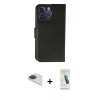 MARSİLYAN™- iPhone 13 Pro Max Kılıf Siluet Işık Serisi - Şeffaf Pasifik Cam Ekran Koruyucu + Pers Alüminyum Kamera Lens - LT