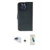MARSİLYAN™- iPhone 13 Pro Max Kılıf Siluet Işık Serisi - Şeffaf Pasifik Cam Ekran Koruyucu + Pers Alüminyum Kamera Lens - LT
