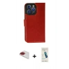 MARSİLYAN™- iPhone 13 Pro Max Kılıf Siluet Işık Serisi - Şeffaf Pasifik Cam Ekran Koruyucu + Pers Alüminyum Kamera Lens - KI