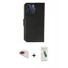 MARSİLYAN™- iPhone 13 Pro Max Kılıf Siluet Işık Serisi - Şeffaf Pasifik Cam Ekran Koruyucu + Pers Alüminyum Kamera Lens - KI