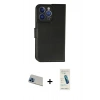 MARSİLYAN™- iPhone 13 Pro Max Kılıf Siluet Işık Serisi - Şeffaf Pasifik Cam Ekran Koruyucu + Rainbow Kamera Lens Koruma Cam - MI