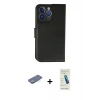 MARSİLYAN™- iPhone 13 Pro Max Kılıf Siluet Işık Serisi - Şeffaf Pasifik Cam Ekran Koruyucu + Renkli Kamera Lens Koruma Cam - YL