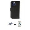 MARSİLYAN™- iPhone 13 Pro Max Kılıf Siluet Işık Serisi - Şeffaf Pasifik Cam Ekran Koruyucu + Renkli Kamera Lens Koruma Cam - MI