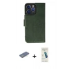 MARSİLYAN™- iPhone 13 Pro Max Kılıf Siluet Işık Serisi - Şeffaf Pasifik Cam Ekran Koruyucu + Renkli Kamera Lens Koruma Cam - YL