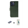MARSİLYAN™- iPhone 13 Pro Max Kılıf Siluet Işık Serisi - Şeffaf Pasifik Cam Ekran Koruyucu + Renkli Kamera Lens Koruma Cam - MI