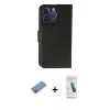 MARSİLYAN™- iPhone 13 Pro Max Kılıf Siluet Işık Serisi - Şeffaf Pasifik Cam Ekran Koruyucu + Shine Kamera Lens Koruma Cam - PE