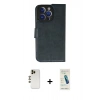 MARSİLYAN™- iPhone 13 Pro Max Kılıf Siluet Işık Serisi - Şeffaf Pasifik Cam Ekran Koruyucu + Shine Kamera Lens - GD
