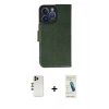 MARSİLYAN™- iPhone 13 Pro Max Kılıf Siluet Işık Serisi - Şeffaf Pasifik Cam Ekran Koruyucu + Shine Kamera Lens - GD