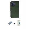 MARSİLYAN™- iPhone 13 Pro Max Kılıf Siluet Işık Serisi - Şeffaf Pasifik Cam Ekran Koruyucu + Shine Kamera Lens Koruma Cam - PE