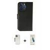 MARSİLYAN™- iPhone 13 Pro Max Kılıf Siluet Işık Serisi - Şeffaf Pasifik Cam Ekran Koruyucu + Shine Kamera Lens - GD