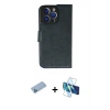 MARSİLYAN™- iPhone 13 Pro Max Kılıf Siluet Işık Serisi - Siyah 3D Antistatik Cam Ekran Koruyucu + Shine Kamera Lens Koruma Cam - MI