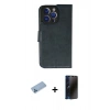 MARSİLYAN™- iPhone 13 Pro Max Kılıf Siluet Işık Serisi - Siyah 3D Antistatik Hayalet Cam Ekran Koruyucu + Shine Kamera Lens Koruma Cam - MI