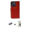 MARSİLYAN™- iPhone 13 Pro Max Kılıf Siluet Işık Serisi - Siyah 6D Mat Seramik Hayalet Nano Ekran Koruyucu + Renkli Kamera Lens Koruma Cam - YL