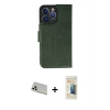 MARSİLYAN™- iPhone 13 Pro Max Kılıf Siluet Işık Serisi - Siyah 6D Mat Seramik Hayalet Nano Ekran Koruyucu + Rainbow Kamera Lens Koruma Cam - BZ