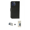 MARSİLYAN™- iPhone 13 Pro Max Kılıf Siluet Işık Serisi - Siyah 6D Mat Seramik Hayalet Nano Ekran Koruyucu + Rainbow Kamera Lens Koruma Cam - MI