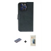 MARSİLYAN™- iPhone 13 Pro Max Kılıf Siluet Işık Serisi - Siyah 6D Mat Seramik Hayalet Nano Ekran Koruyucu + Pembe Renkli Kamera Lens Koruma Cam