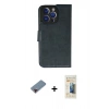 MARSİLYAN™- iPhone 13 Pro Max Kılıf Siluet Işık Serisi - Siyah 6D Mat Seramik Hayalet Nano Ekran Koruyucu + Kırmızı Metal Kamera Lens Koruma Cam