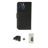 MARSİLYAN™- iPhone 13 Pro Max Kılıf Siluet Işık Serisi - Siyah 6D Mat Seramik Hayalet Nano Ekran Koruyucu + Raze Metal Kamera Lens - GD
