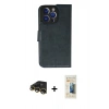 MARSİLYAN™- iPhone 13 Pro Max Kılıf Siluet Işık Serisi - Siyah 6D Mat Seramik Hayalet Nano Ekran Koruyucu + Raze Metal Kamera Lens - GD