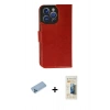 MARSİLYAN™- iPhone 13 Pro Max Kılıf Siluet Işık Serisi - Siyah 6D Mat Seramik Hayalet Nano Ekran Koruyucu + Mavi Shine Kamera Lens Koruma Cam