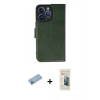 MARSİLYAN™- iPhone 13 Pro Max Kılıf Siluet Işık Serisi - Siyah 6D Mat Seramik Hayalet Nano Ekran Koruyucu + Mavi Shine Kamera Lens Koruma Cam