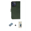 MARSİLYAN™- iPhone 13 Pro Max Kılıf Siluet Işık Serisi - Siyah 6D Mat Seramik Hayalet Nano Ekran Koruyucu + Shine Kamera Lens Koruma Cam - GI
