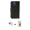 MARSİLYAN™- iPhone 13 Pro Max Kılıf Siluet Işık Serisi - Siyah 6D Mat Seramik Hayalet Nano Ekran Koruyucu + Pers Alüminyum Kamera Lens - SABE