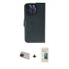 MARSİLYAN™- iPhone 13 Pro Max Kılıf Siluet Işık Serisi - Siyah 6D Mat Seramik Hayalet Nano Ekran Koruyucu + Rainbow Kamera Lens Koruma Cam - KI