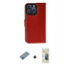 MARSİLYAN™- iPhone 13 Pro Max Kılıf Siluet Işık Serisi - Siyah 6D Mat Seramik Hayalet Nano Ekran Koruyucu + Shine Kamera Lens Koruma Cam - GI