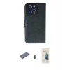 MARSİLYAN™- iPhone 13 Pro Max Kılıf Siluet Işık Serisi - Siyah 6D Mat Seramik Hayalet Nano Ekran Koruyucu + Renkli Kamera Lens Koruma Cam - YL