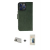 MARSİLYAN™- iPhone 13 Pro Max Kılıf Siluet Işık Serisi - Siyah 6D Mat Seramik Hayalet Nano Ekran Koruyucu + Rainbow Kamera Lens Koruma Cam - REGD