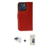 MARSİLYAN™- iPhone 13 Pro Max Kılıf Siluet Işık Serisi - Siyah 6D Mat Seramik Hayalet Nano Ekran Koruyucu + Pers Alüminyum Kamera Lens - LT