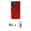 MARSİLYAN™- iPhone 13 Pro Max Kılıf Siluet Işık Serisi - Siyah 6D Mat Seramik Hayalet Nano Ekran Koruyucu + Rainbow Kamera Lens Koruma Cam - KI