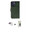 MARSİLYAN™- iPhone 13 Pro Max Kılıf Siluet Işık Serisi - Siyah 6D Mat Seramik Hayalet Nano Ekran Koruyucu + Pers Alüminyum Kamera Lens - GI
