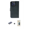 MARSİLYAN™- iPhone 13 Pro Max Kılıf Siluet Işık Serisi - Siyah 6D Mat Seramik Hayalet Nano Ekran Koruyucu + Renkli Kamera Lens Koruma Cam - MI