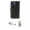 MARSİLYAN™- iPhone 13 Pro Max Kılıf Siluet Işık Serisi - Siyah 6D Mat Seramik Hayalet Nano Ekran Koruyucu + Pers Alüminyum Kamera Lens - GD