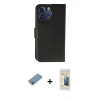 MARSİLYAN™- iPhone 13 Pro Max Kılıf Siluet Işık Serisi - Siyah 6D Mat Seramik Hayalet Nano Ekran Koruyucu + Shine Kamera Lens Koruma Cam - GI