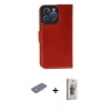 MARSİLYAN™- iPhone 13 Pro Max Kılıf Siluet Işık Serisi - Siyah Bilvis 3D Cam Ekran Koruyucu + Renkli Kamera Lens Koruma Cam - SI