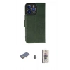 MARSİLYAN™- iPhone 13 Pro Max Kılıf Siluet Işık Serisi - Siyah Bilvis 3D Cam Ekran Koruyucu + Renkli Kamera Lens Koruma Cam - SI