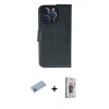 MARSİLYAN™- iPhone 13 Pro Max Kılıf Siluet Işık Serisi - Siyah Bilvis 3D Cam Ekran Koruyucu + Shine Kamera Lens Koruma Cam - MI