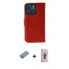MARSİLYAN™- iPhone 13 Pro Max Kılıf Siluet Işık Serisi - Siyah Bilvis 3D Cam Ekran Koruyucu + Shine Kamera Lens Koruma Cam - PE