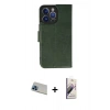 MARSİLYAN™- iPhone 13 Pro Max Kılıf Siluet Işık Serisi - Siyah Bilvis 3D Mat Cam Ekran Koruyucu + Rainbow Kamera Lens Koruma Cam - MI