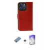 MARSİLYAN™- iPhone 13 Pro Max Kılıf Siluet Işık Serisi - Siyah Bilvis 5in1 3D Magic Cam Ekran Koruyucu + Shine Kamera Lens Koruma Cam - GI
