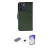 MARSİLYAN™- iPhone 13 Pro Max Kılıf Siluet Işık Serisi - Siyah Bilvis 5in1 3D Magic Cam Ekran Koruyucu + Renkli Kamera Lens Koruma Cam - MI