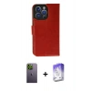 MARSİLYAN™- iPhone 13 Pro Max Kılıf Siluet Işık Serisi - Siyah Bilvis 5in1 3D Magic Cam Ekran Koruyucu + Neon Fosforlu Kamera Lens - YL