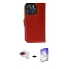 MARSİLYAN™- iPhone 13 Pro Max Kılıf Siluet Işık Serisi - Siyah Bilvis 5in1 3D Magic Cam Ekran Koruyucu + Pers Alüminyum Kamera Lens - KI